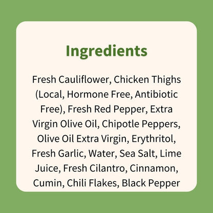 Sweet & Smoky Mexican Chicken with Lime Cilantro Cauliflower - ketolibriyum
